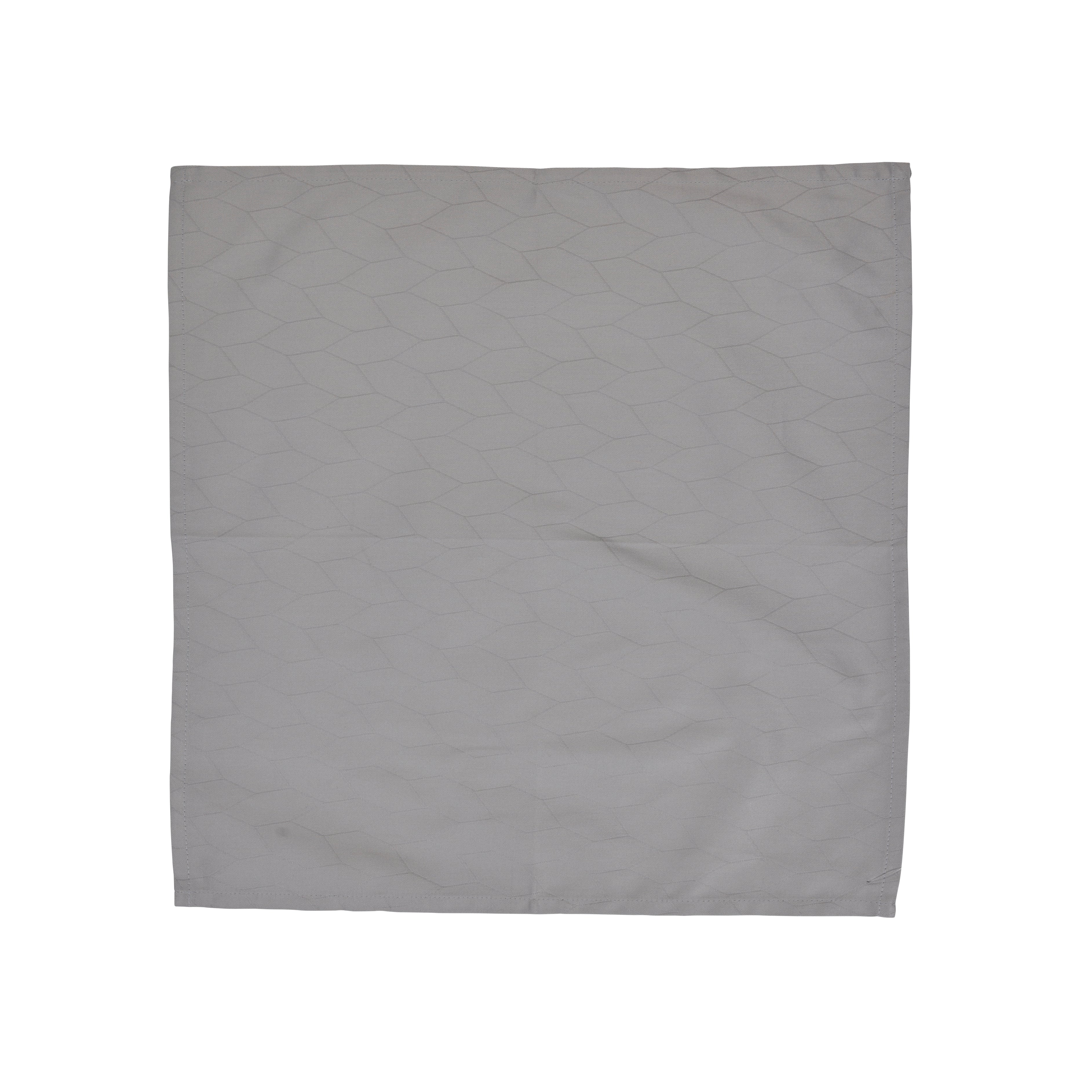 Saffron serviet, Soft Grey - 45 x 45 cm.